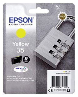 35 | 1x Geel | Origineel | Cartridges voor Epson