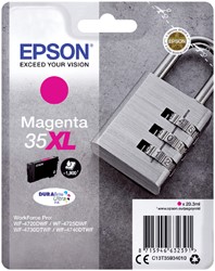 35 XL | 1x Magenta | Origineel | Cartridges voor Epson