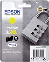 35 XL | 1x Geel | Origineel | Cartridges voor Epson