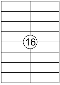 Etiket Quantore 105x37mm 1600 stuks
