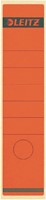 Rugetiket Leitz breed/lang 62x285mm zelfklevend rood 10 stuks