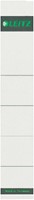 Rug-insteekkaart Leitz smal 32x191mm grijs 10 stuks