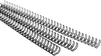 Draadrug GBC 8mm US/21rings A4 zilver 100 stuks-2