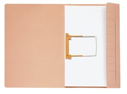 Clipmap Secolor A4 100% gerecycled karton 250gr beige verpakt per 10 stuks