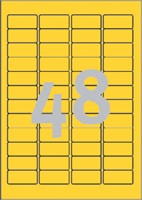 Etiket Avery L6041-20 45.7x21.2mm geel 960 etiketten-2
