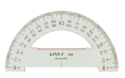 Gradenboog Linex 910 diameter 10cm 180graden transparant