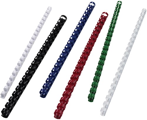 Bindrug GBC 6mm 21-rings A4 wit 100 stuks-2