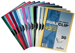 Mappen met klemmechaniek