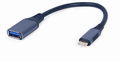 Gembird | Verloopkabel | USB-A naar USB-C | 5Gbps |15cm | Blauw-Zwart