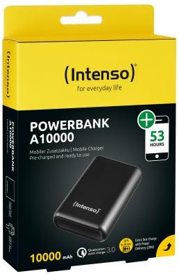 Intenso | Powerbank | 10.000 mAh | USB-QC 3.0 | 1x USB | A10000 | QuickCharge | Antraciet-2