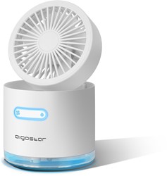Aigostar | Tafel ventilator | WINDGIFT | Portable | Vernevelaar | 5 bladen | 3 standen | Ø 11,3cm | Wit