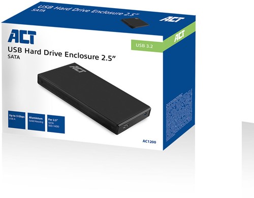 ACT USB 3.1 Gen1 2.5 inch SATA HDD/SSD Behuizing-2