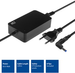 ACT universele compacte laptoplader tot 15,6 inch