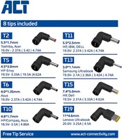 ACT universele compacte laptoplader tot 15,6 inch-3