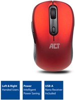 ACT | Muis | Draadloos | DPI Switch | 1000-1200-1600 DPI | Rood-2