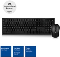 ACT | Toetsenbord + Muis | Draadloos | Qwerty