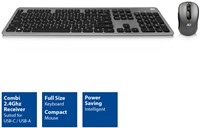 ACT | Toetsenbord + Muis | Draadloos | USB-C/USB-A | Low Profile toetsen | Qwerty | Zwart-2
