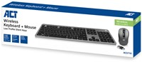 ACT | Toetsenbord + Muis | Draadloos | USB-C/USB-A | Low Profile toetsen | Qwerty | Zwart-3