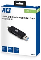ACT | Kaartlezer | Extern | USB-A 3.0 | USB-C | SD | SDHC | SDXC | Micro SD-2