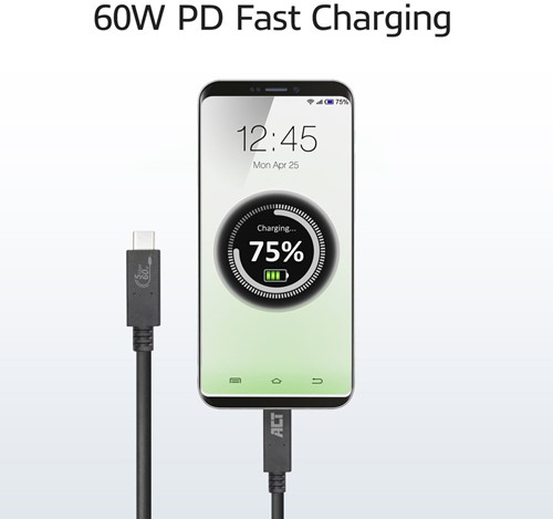 USB 3.2 Gen1 | Aansluitkabel | USB-C male - USB-C male | USB-IF gecertificeerd | 2.0m-3