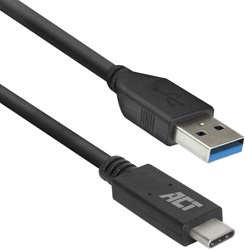 ACT USB 3.2 | A Male - Type-C kabel 1m | 5Gbps | Power Delivery 60W