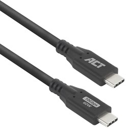 USB 3.2 Gen2 | Aansluitkabel | USB-C male - USB-C male | 10Gbps | 60W | 4K@60Hz | 2m