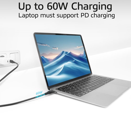 USB 3.2 Gen2 | Aansluitkabel | USB-C male - USB-C male | 10Gbps | 60W | 4K@60Hz | 5m-3