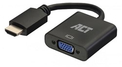 ACT 0.15m, HDMI-A male naar VGA female adapter, met audio
