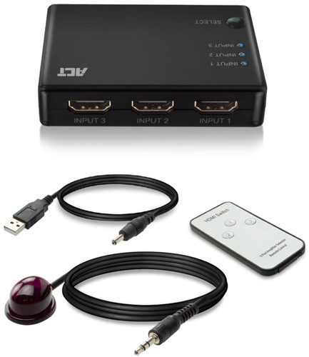 ACT | Switch | 4K HDMI | Toont 3 HDMI bronnen op een monitor-3