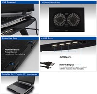 ACT | Laptopstandaard | Koeling | USB Hub-3