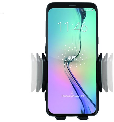 ACT | Smartphonehouder | 12 volt | Sluit Automatische | Qi LAder | Quick Charge | Ventilatierooster | Raam Houder-2