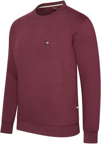 Prato Fleece Sweater Roundneck Burgundy S-3