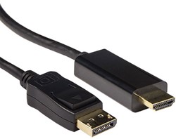ACT | Kabel | DisplayPort Male | HDMI-A Male | 1,80 mtr