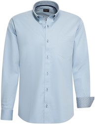 Ancona Shirt design L/S Light Blue