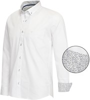 Ancona Shirt design L/S White S-2