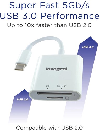 Integral | Kaartlezer | MicroSD | SD | USB-C-2