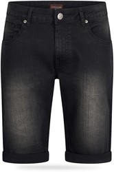 Bari Jeans Short Black Wash