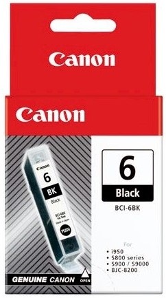 BCI-6 | 1x Zwart | Origineel | Cartridges voor Canon