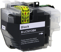 LC-3213 XL | 1x Zwart | Huismerk | Cartridges voor Brother