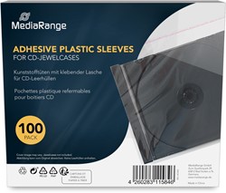 MediaRange | Hoesjes voor CD - Jewelcases | 10.4mm | 1 Disc | Plastic | 100 Stuks