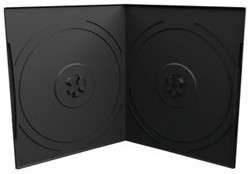MediaRange | DVD Videobox | Pocket - sized | Slimline | 7mm | 2 Disc | Zwart | 50 Stuks