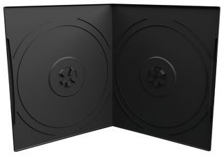MediaRange | DVD Videobox | Pocket - sized | Slimline | 7mm | 2 Disc | Zwart | 50 Stuks