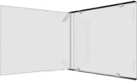 MediaRange | CD Jewelbox | 10.4mm | Transparant | Zonder Tray | 200 Stuks |