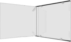 MediaRange | CD Jewelbox | 10.4mm | Transparant | Zonder Tray | 200 Stuks |