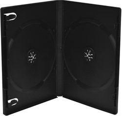 MediaRange | DVD Videobox | 14mm | 2 Disc | Machine Packaging Quality | Zwart | 50 Stuks