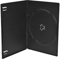 MediaRange | DVD Videobox | 7mm | 1 Disc | Slimline | Machine Packaging Quality | Zwart | 50 Stuks