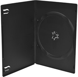 MediaRange | DVD Videobox | Slimline | 7mm | 1 Disc | Zwart | 100 Stuks