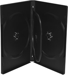 MediaRange | DVD Videobox | 14mm | 4 Disc | Zwart | 50 Stuks