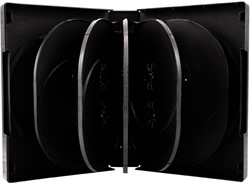 MediaRange | DVD Videobox | 39mm | 12 Disc | Zwart | 10 Stuks
