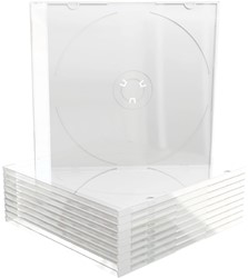 MediaRange | CD Slimcase | 5.2mm | 1 Disc | Transparant | 100 Stuks